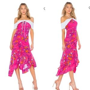 NWT Tanya Taylor Size 0 Falling Floral Virginia Dress